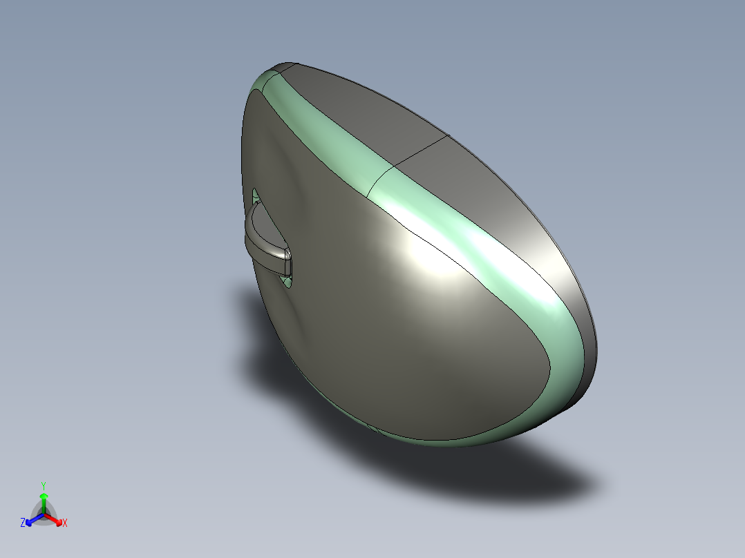 鼠标4正等轴测图