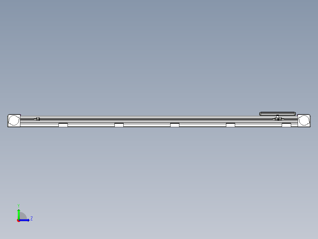同步带滑台-欧规B8-L176-S1700-L-ZP40-D3-N5左视图