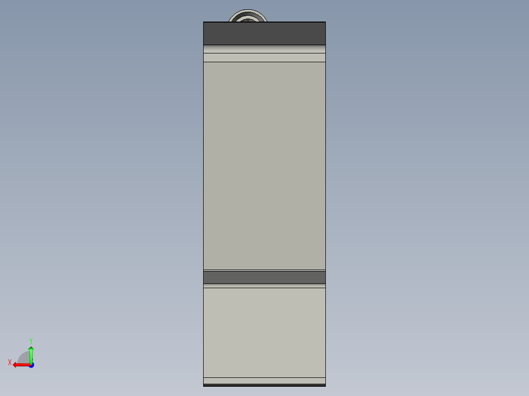 基恩士LK-G400head_kc图纸模型后视图