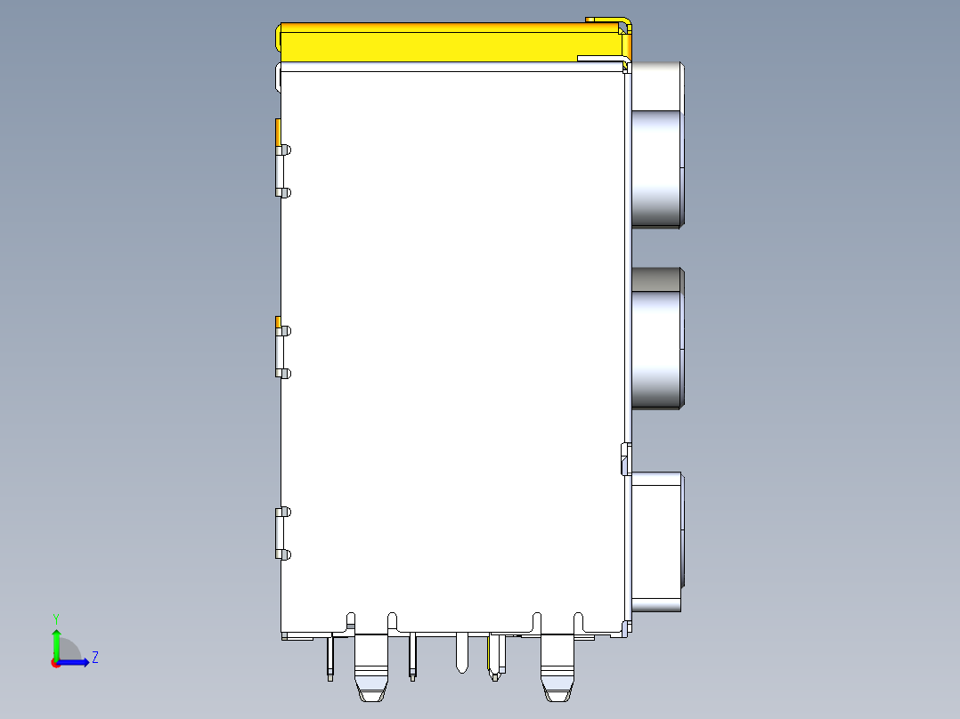 音频插孔连接器主板音频接口左视图
