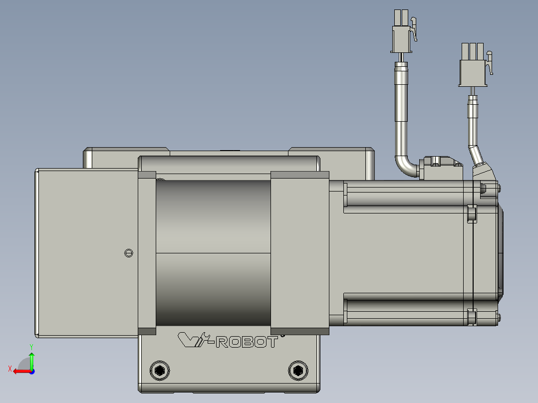 威洛博直线电机模组EB10-L224-S500-BR-ZP75-MS3-5K后视图
