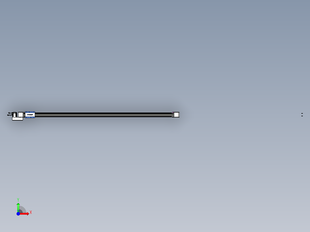 威洛博LB.GB同步带传动--欧规系列GB8-L96-S2550-BL-P75前视图