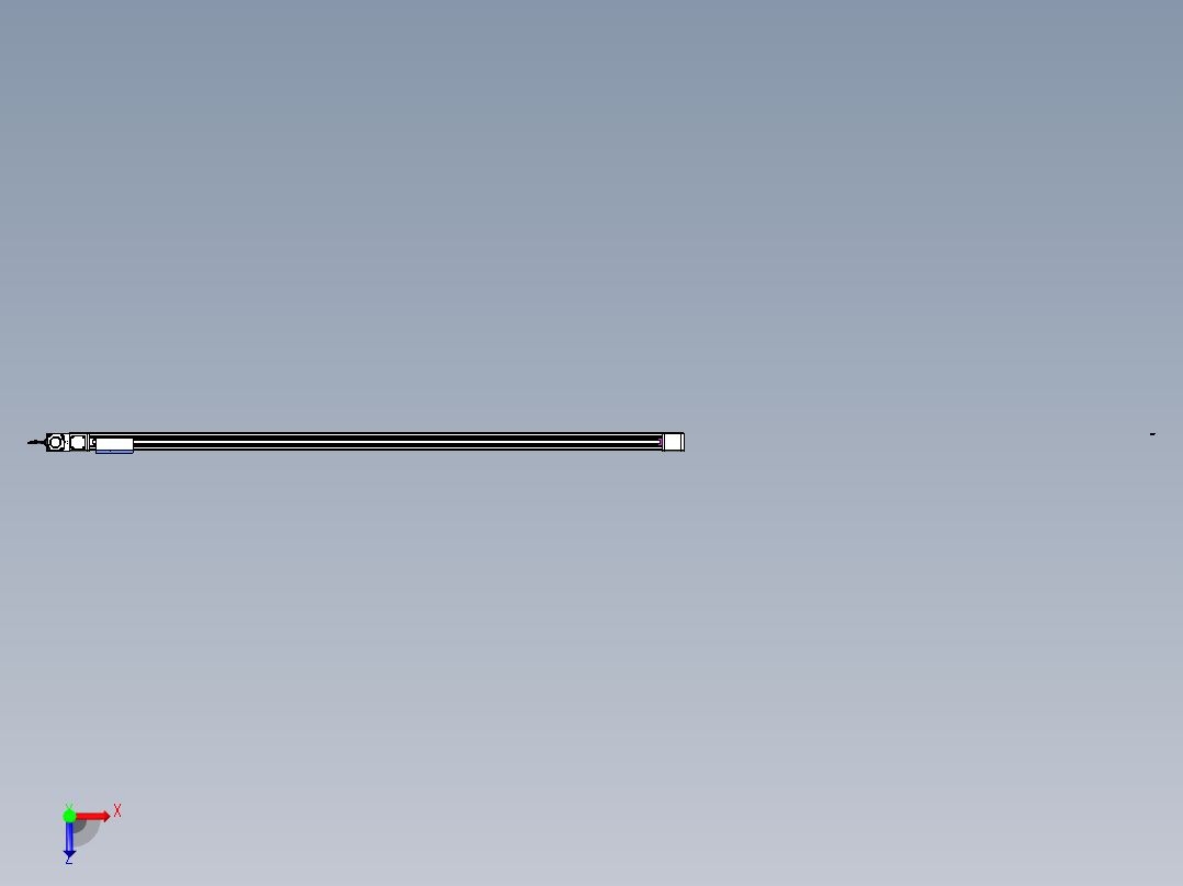 威洛博LB.GB同步带传动--欧规系列GB8-L96-S2550-BL-P75俯视图