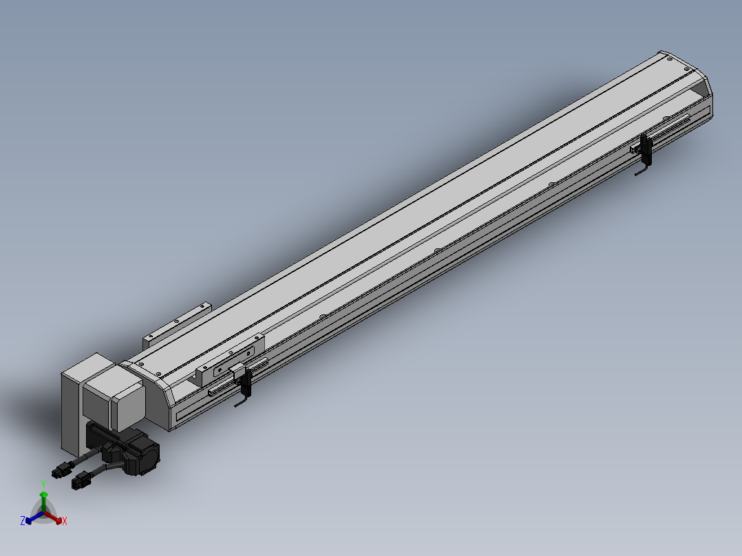 精密模组MT100-L78-700-LD-M10-C4正等轴测图