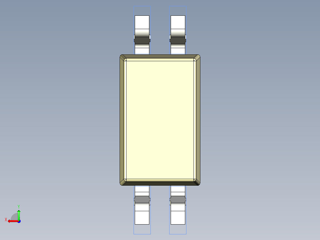 光电元件封装-miniFLAT-HP-4-YL后视图