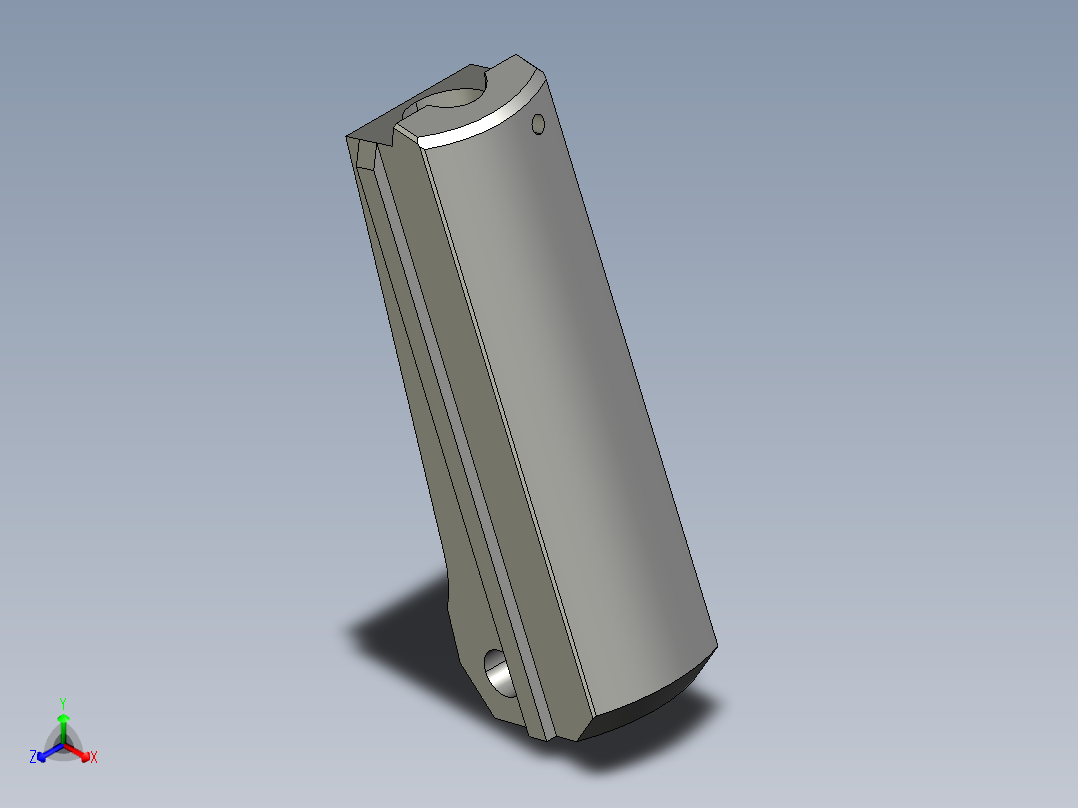 Tti2011战斗大师玩具手枪正等轴测图