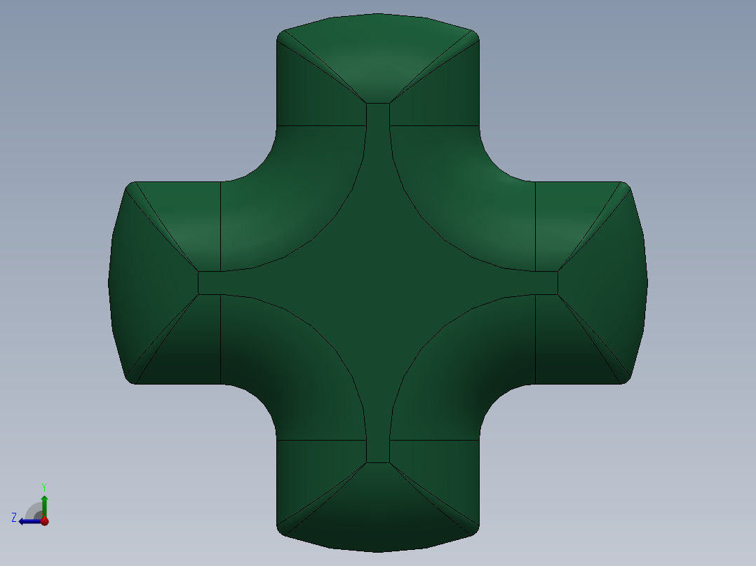 乐高机械组车桥-3705 Green Technic Axle 4右视图
