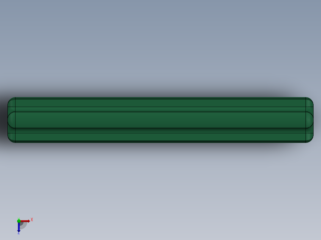 乐高机械组车桥-3705 Green Technic Axle 4俯视图