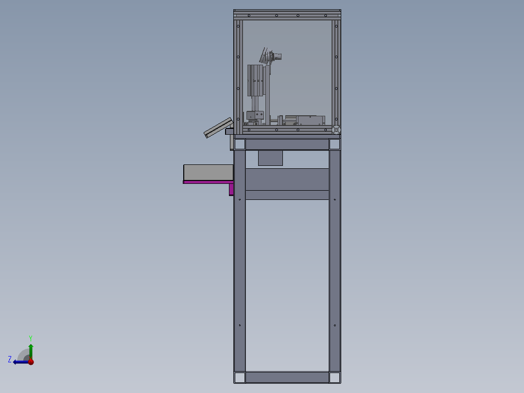 2VG FRO斜切欠工装（sw18可编辑+工程图+bom）右视图