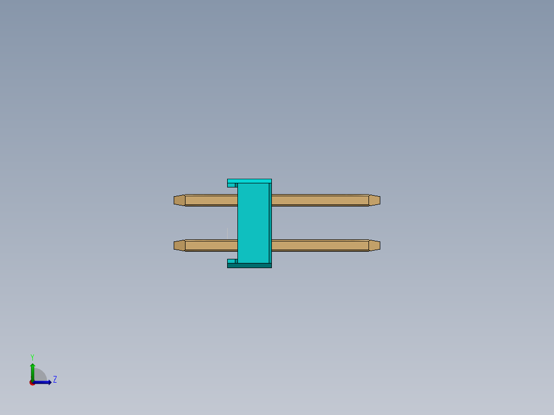 彩色公头100mil（2.54mm）系列-DS1021-100mil(2.54mm)-Type1(3x6.1mm)-3Rx32pin-colored-REV1.0左视图
