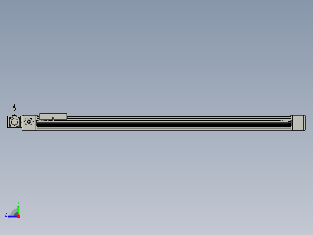 威洛博直线电机模组EB16-L208-S1700-BR-ZP75-MS3-5K右视图