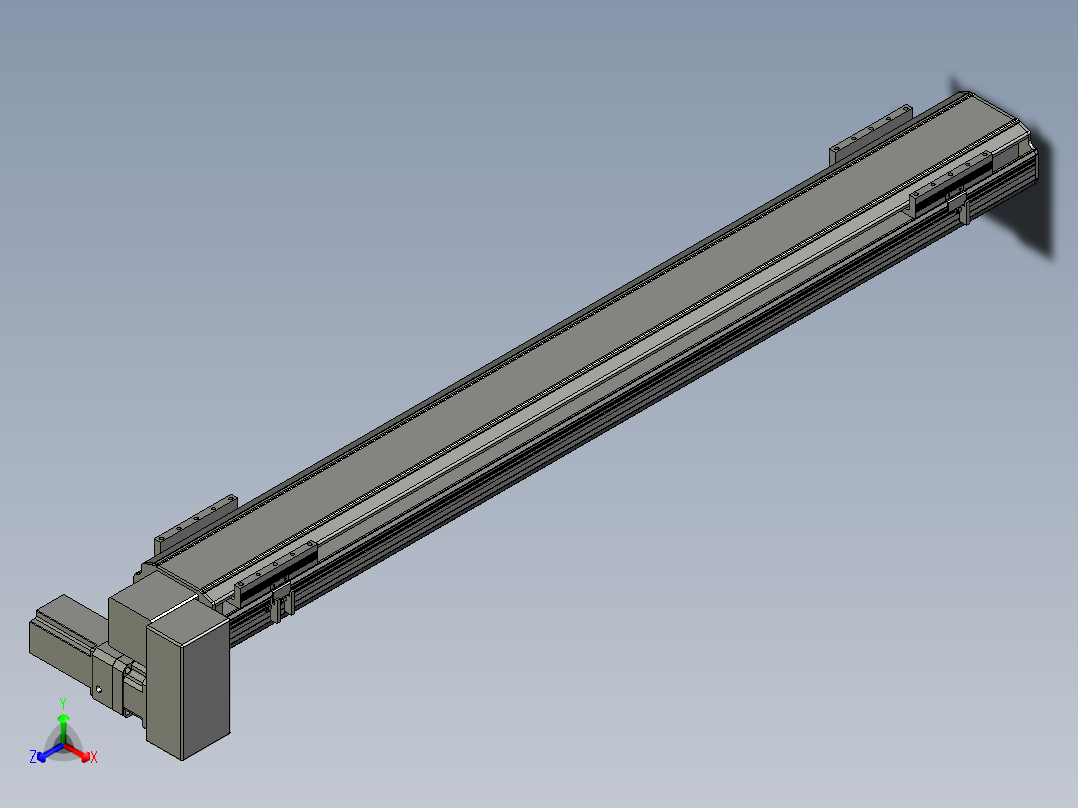 直线模组LHB17-L40-S1300-RD设计图纸