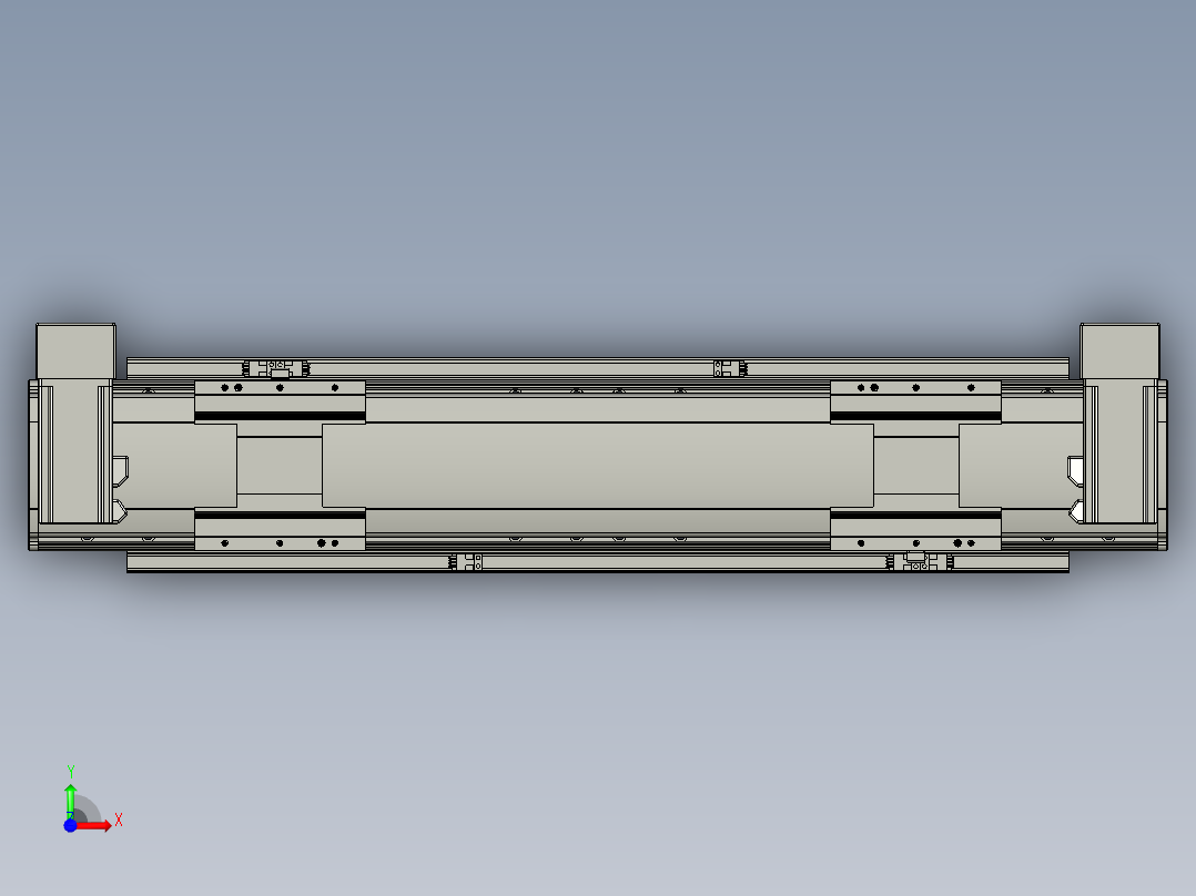 威洛博双电机滑台-VBF14S2-L50-S350-BU-P40-C6前视图