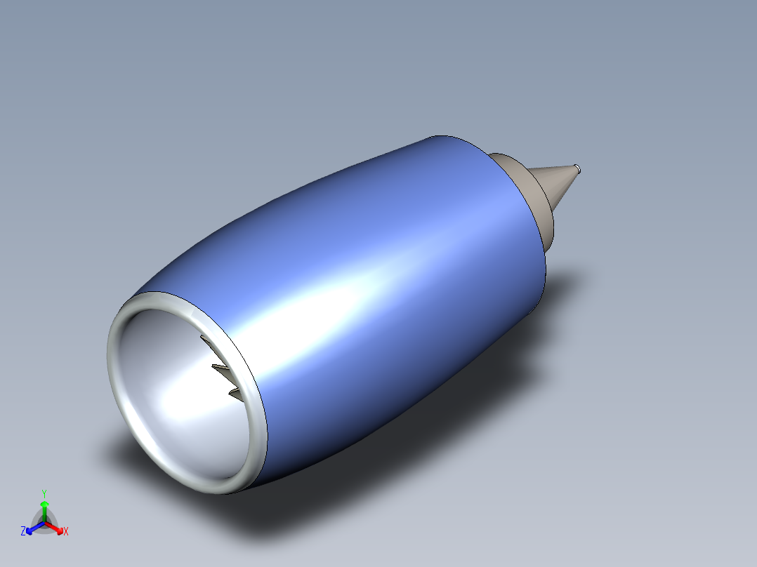 飞机发动机 Trent 900---模型格式为 igs正等轴测图