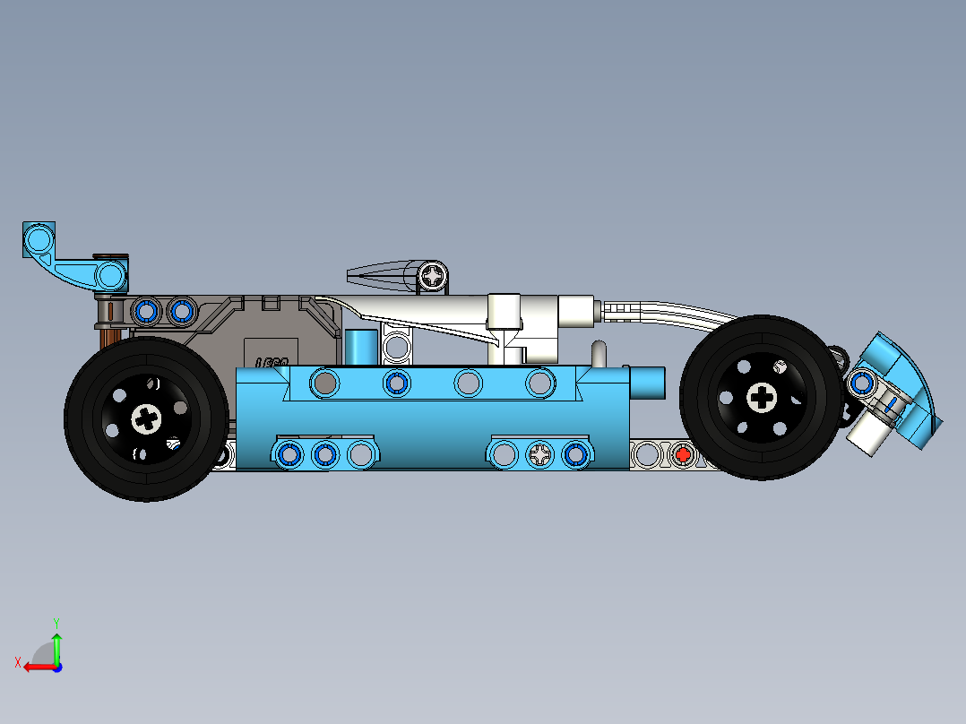 lego-technic-42091police-pursuit.3-乐高玩具赛车后视图