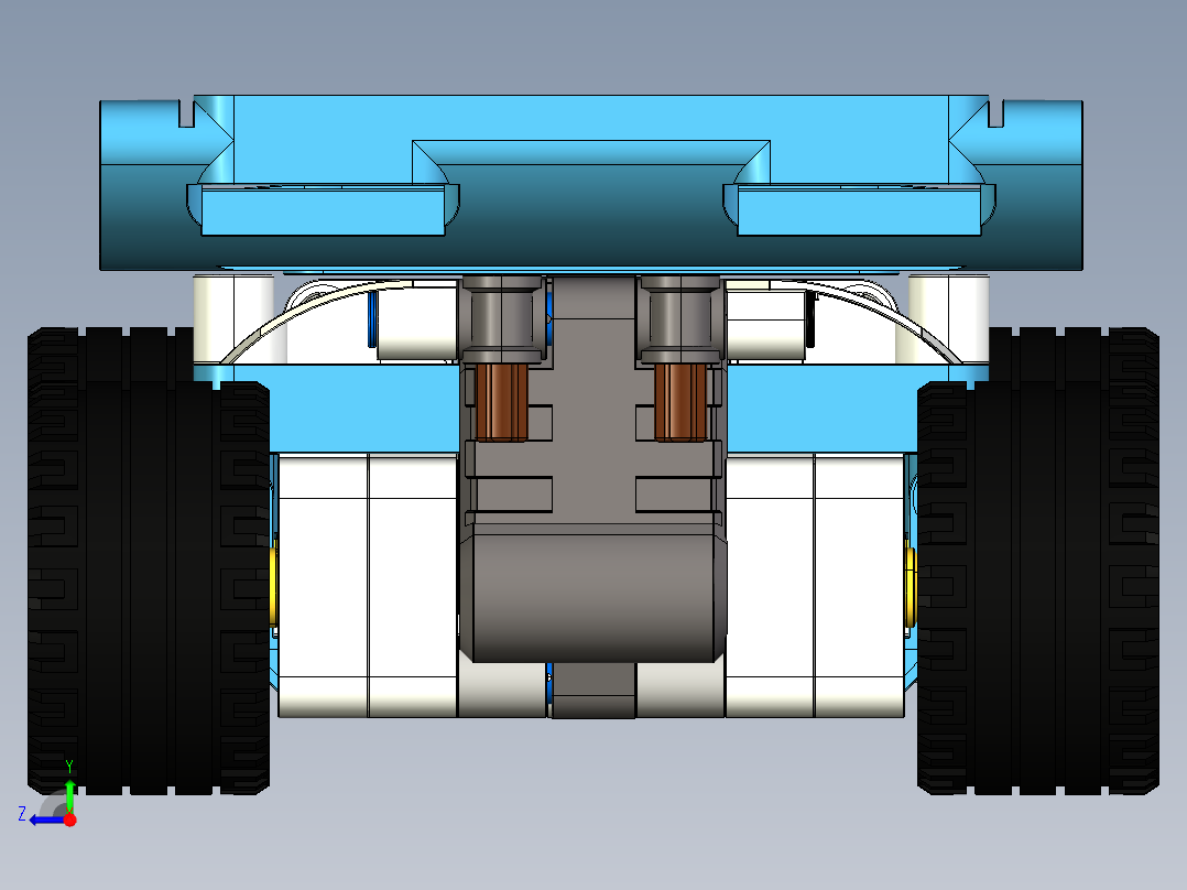 lego-technic-42091police-pursuit.3-乐高玩具赛车右视图