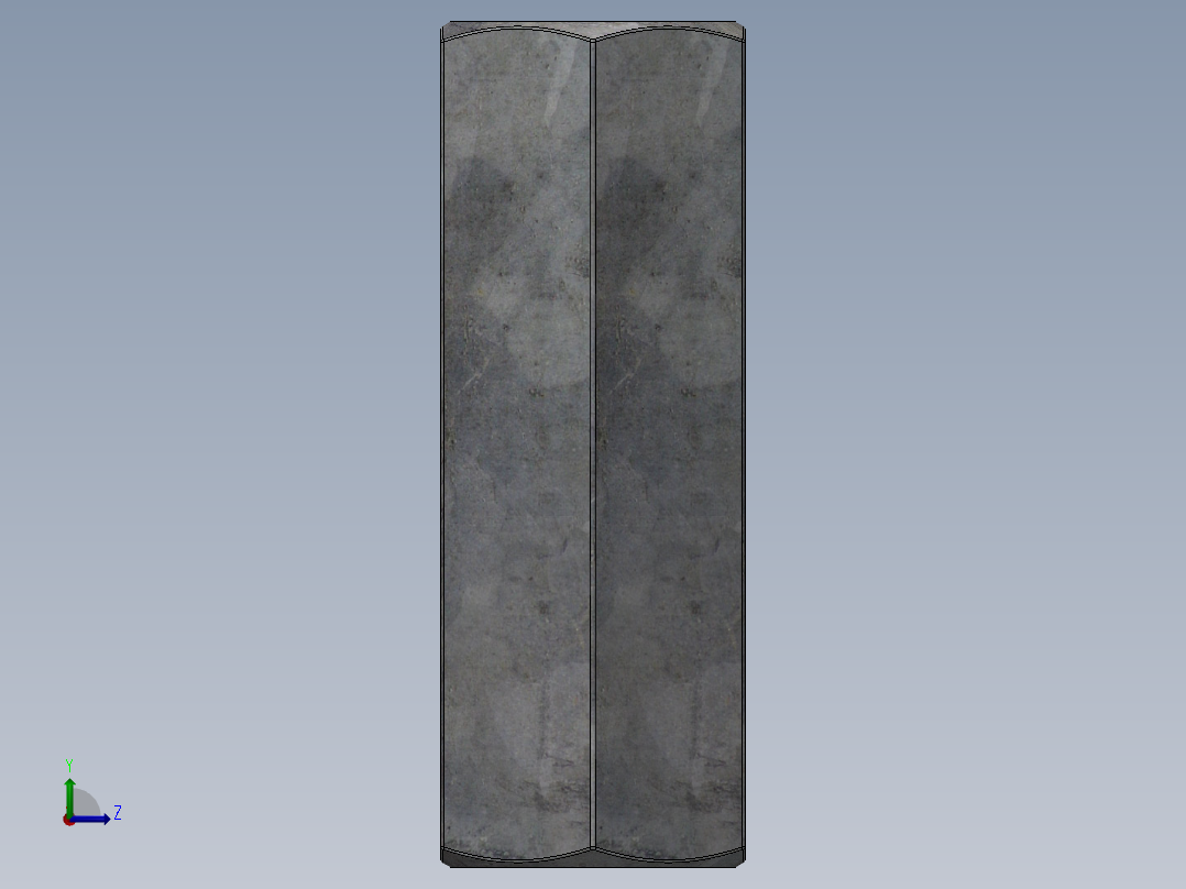 紧固件-0.2500 Coupler左视图