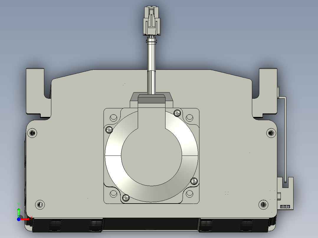 东锦丝杆传动-直线滑台模组DH210-C-L10-S2500-BC-P750W-C3前视图