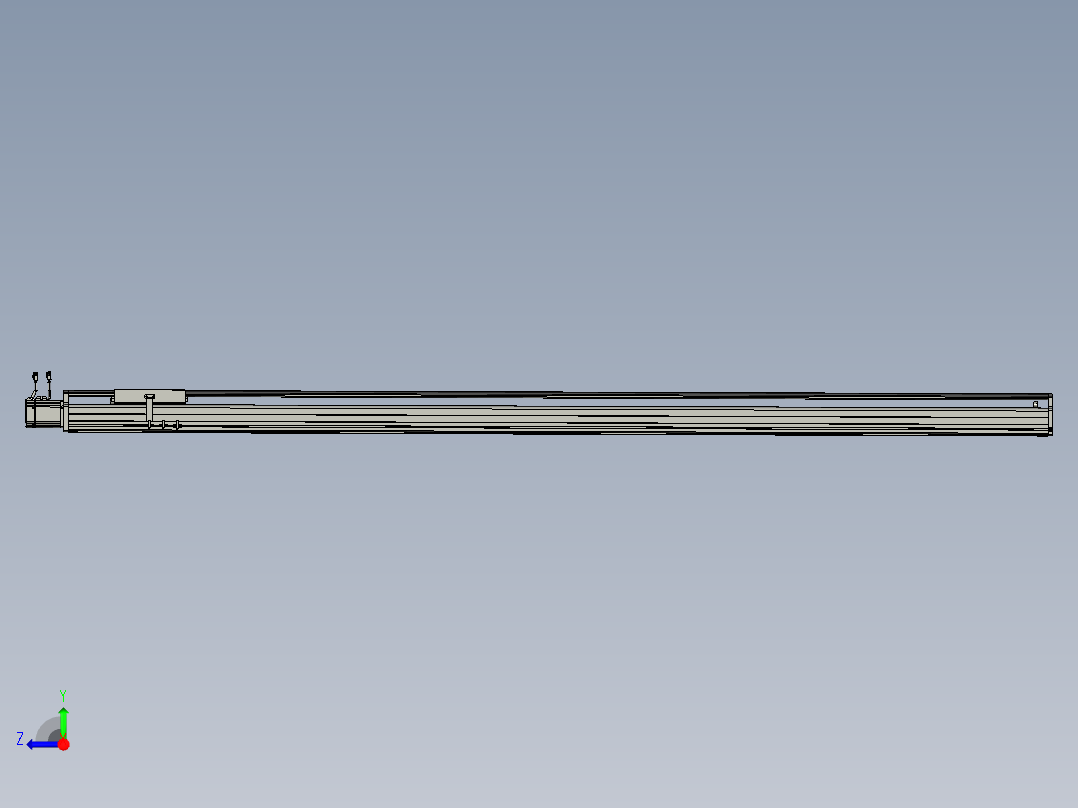 东锦丝杆传动-直线滑台模组DH210-C-L10-S2500-BC-P750W-C3右视图