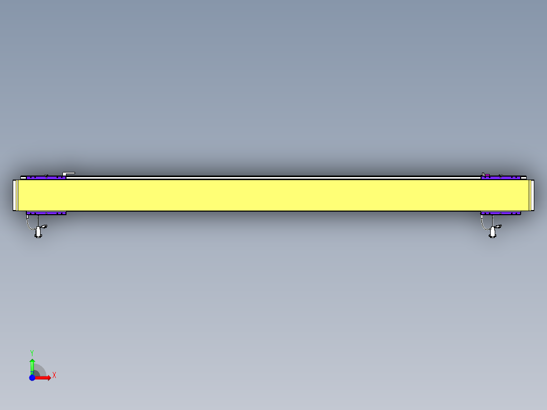 威洛博VL系列3d模型模组2VL14S2Y-S1850前视图
