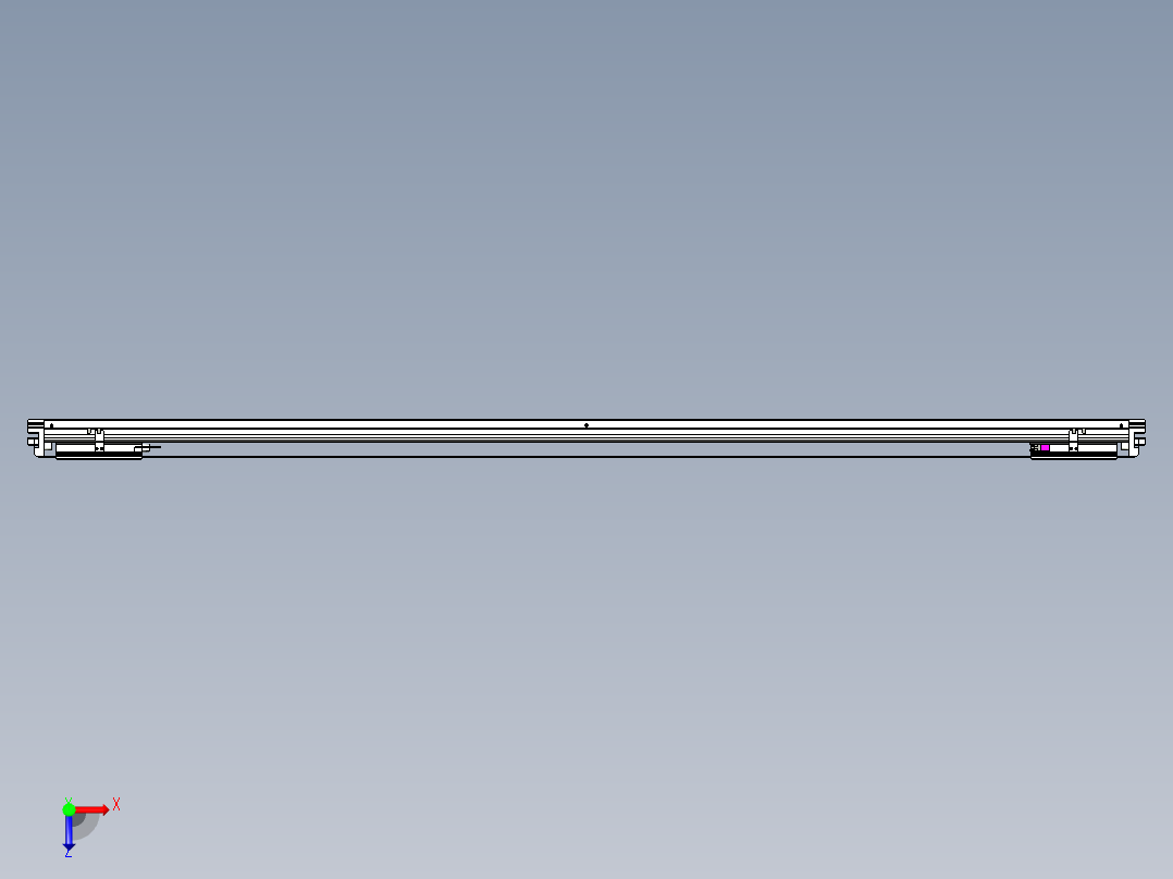 威洛博VL系列3d模型模组2VL14S2Y-S1850俯视图