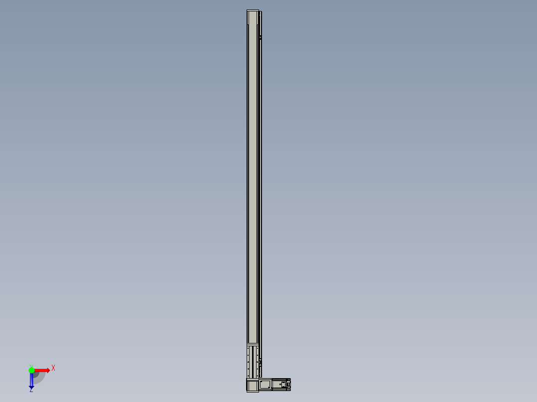 欧规系列-LB8-L150-S2100-BL-ZP75-C3俯视图