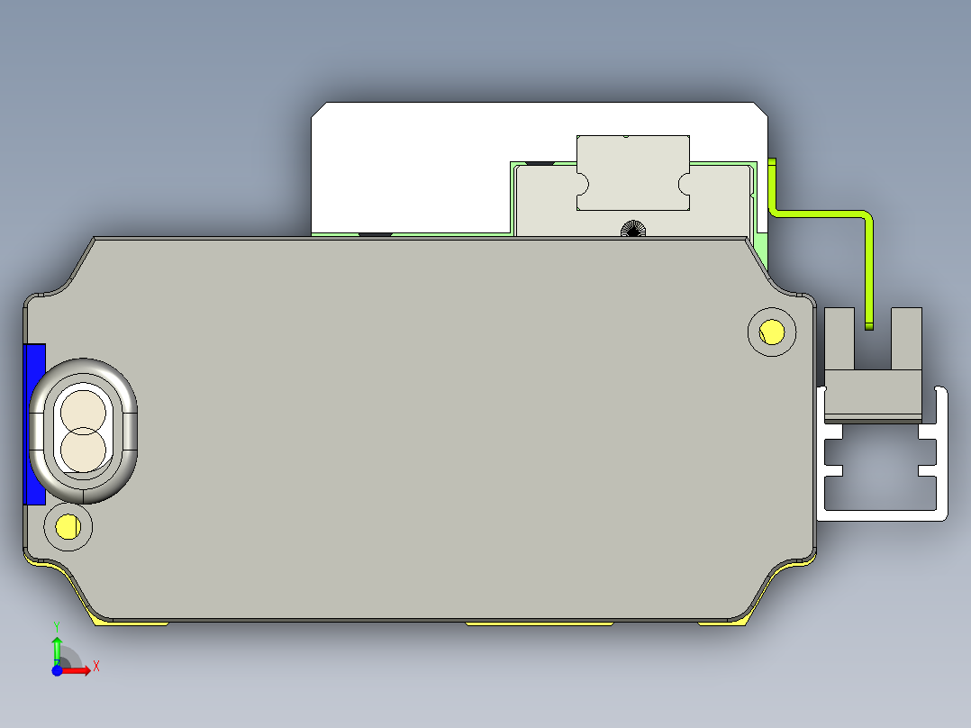威洛博LES小滑台LES25-Lxx-S100-BR前视图