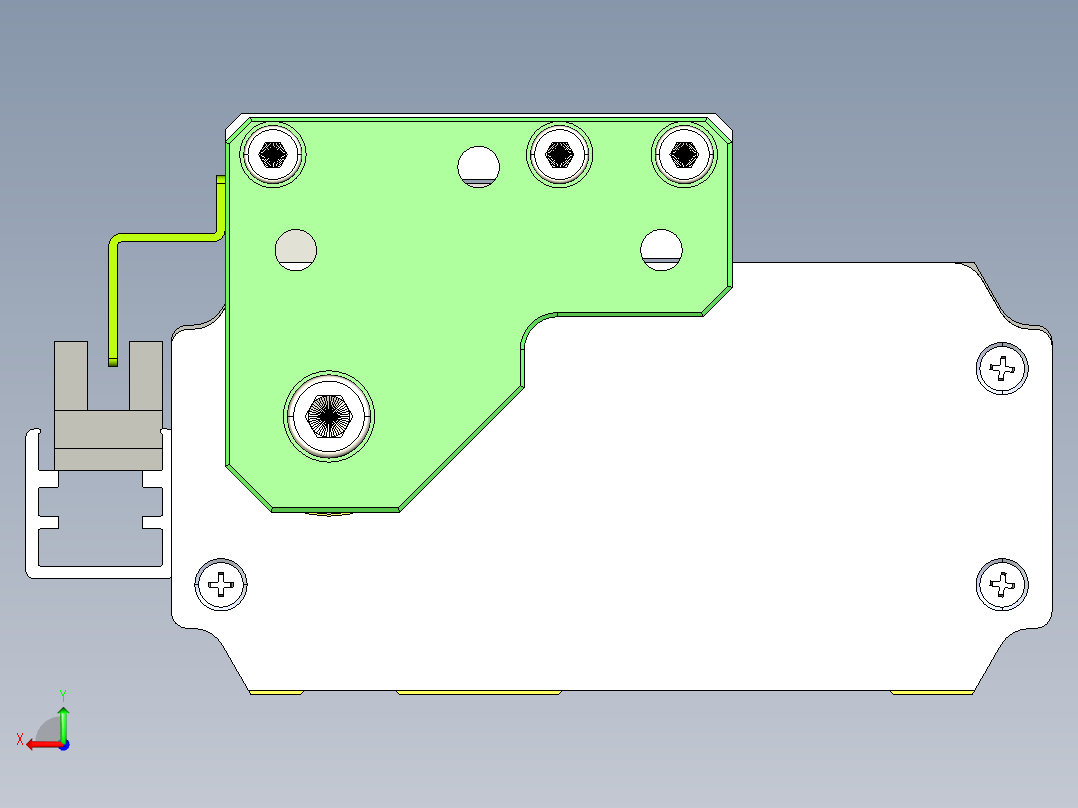 威洛博LES小滑台LES25-Lxx-S100-BR后视图