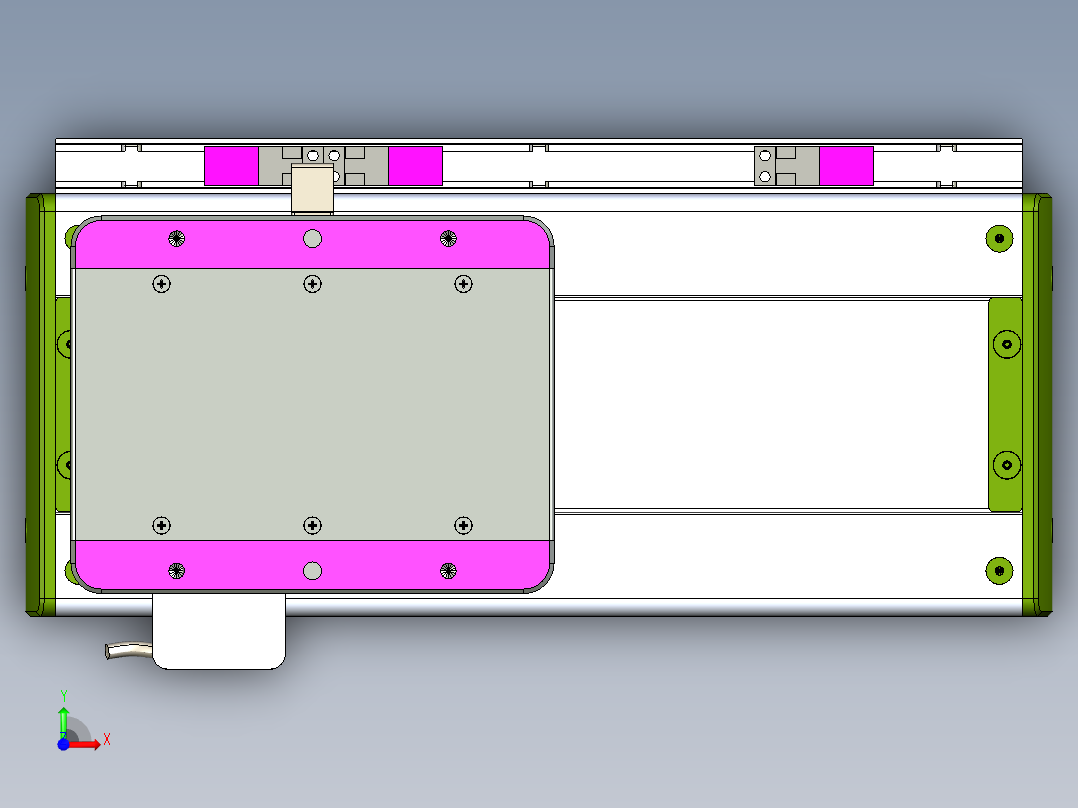 威洛博LC系列3d模型模组LC14S1Y-S150前视图