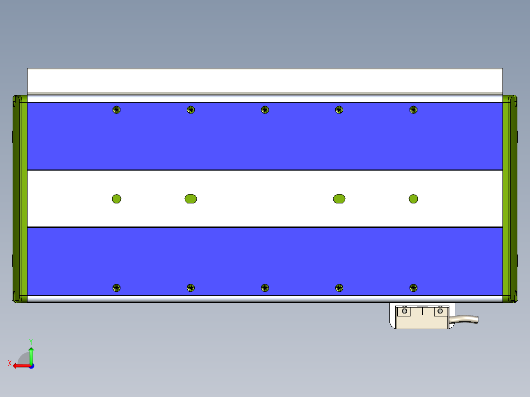 威洛博LC系列3d模型模组LC14S1Y-S150后视图