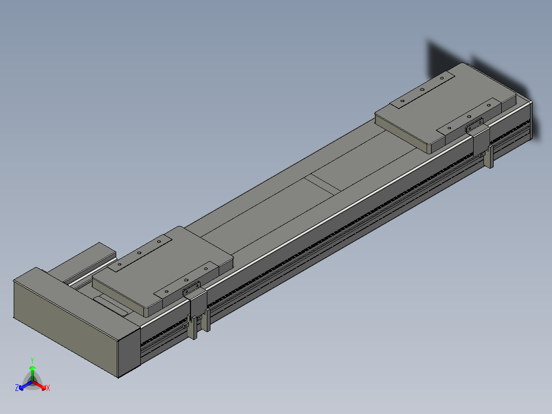 直线模组LHC14-S550-R设计图纸