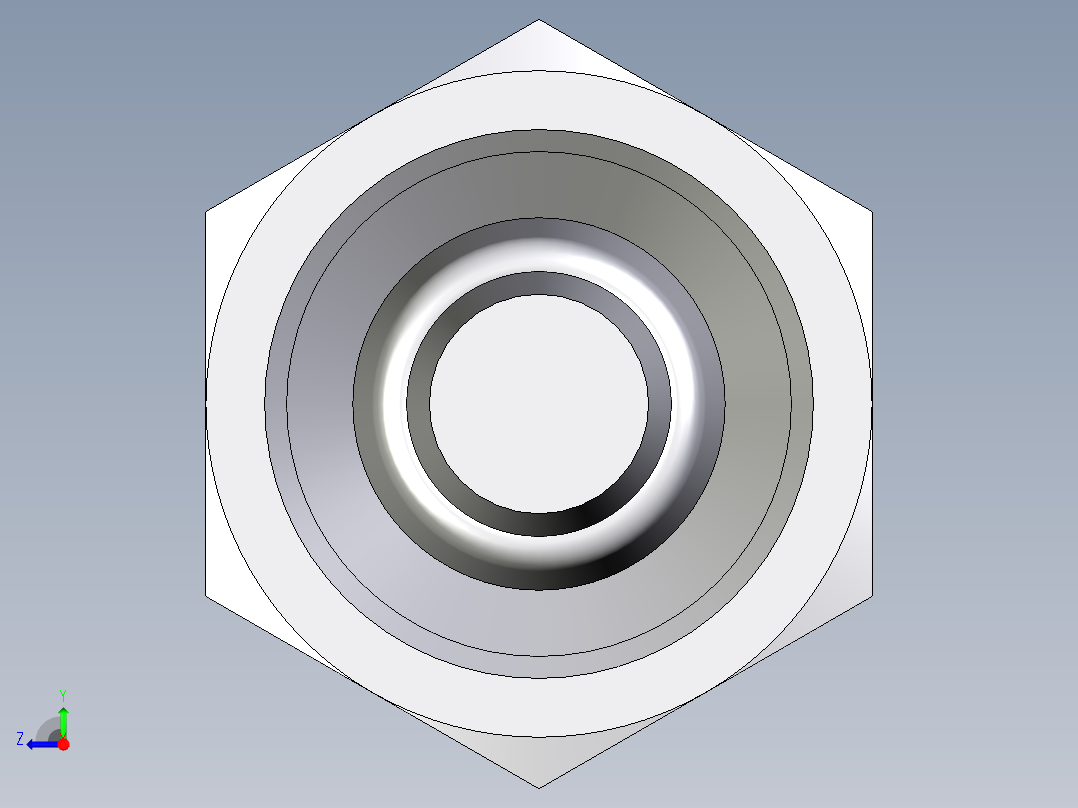 卡套式工业通用硬管接头EO_Blanking_plug_with_nut_for_cones_VKAM06SCF右视图