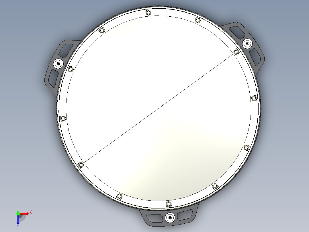 ABB全系列机器人3-3D模型 (36)俯视图