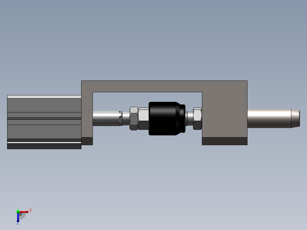 安全装置俯视图