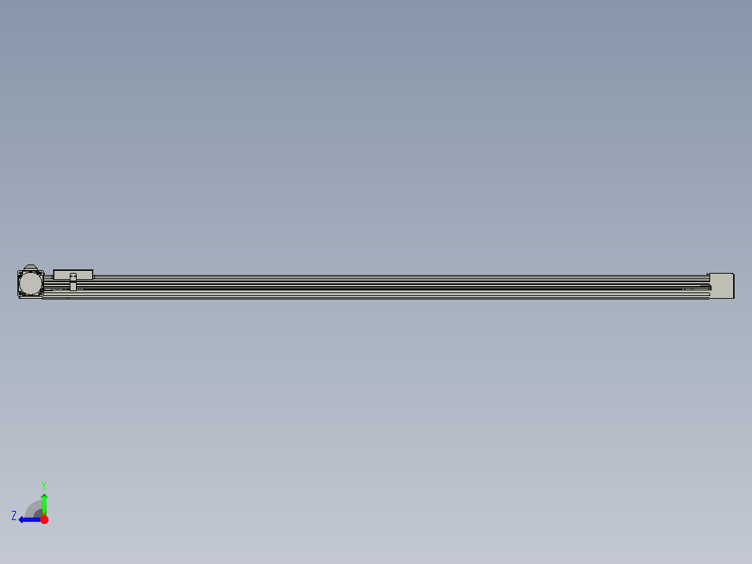 威洛博直线电机模组EB4-L80-S1350-L-57-MS3右视图