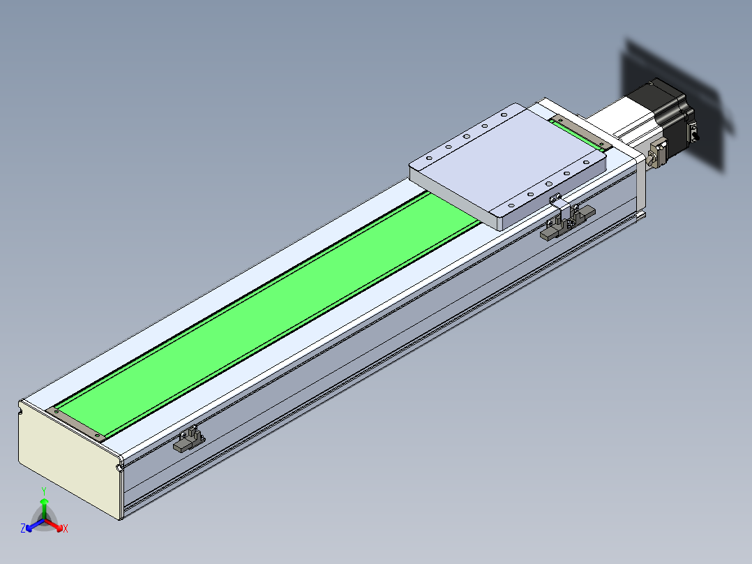 丝杠滑台-全封闭-EC17-Lx-C-S600-BC-P75-D3正等轴测图
