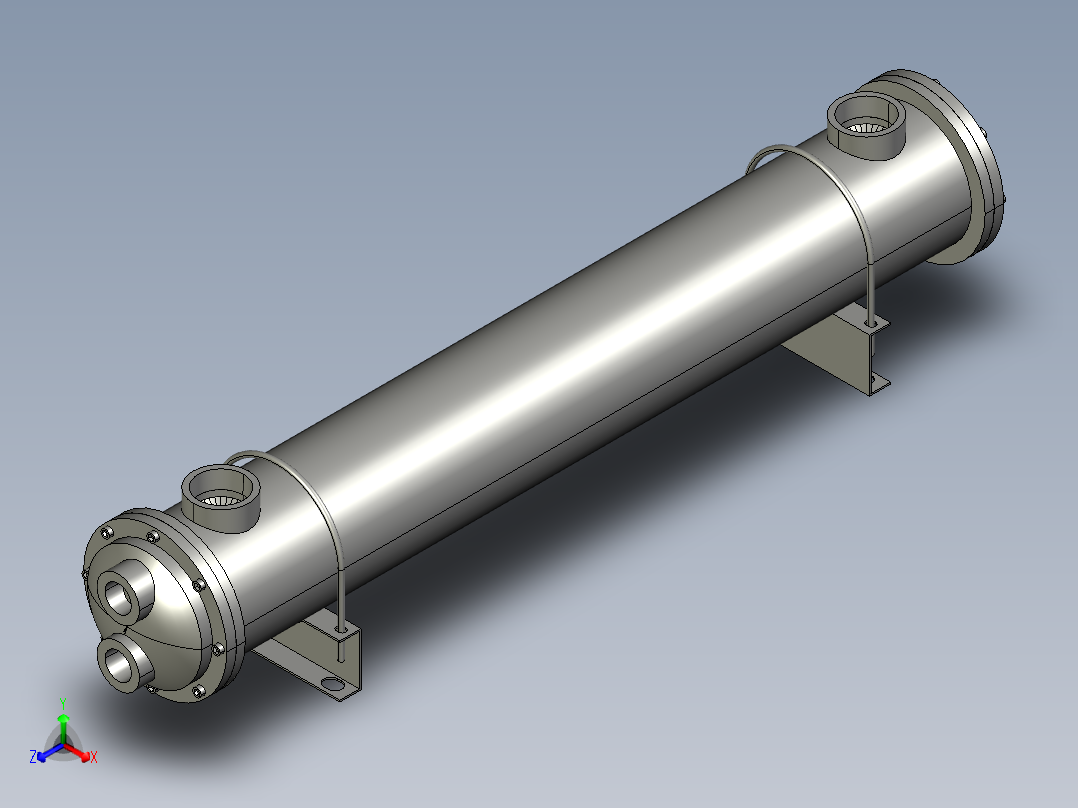 DC-10200系列翅片螺旋式冷却器列管式换热器