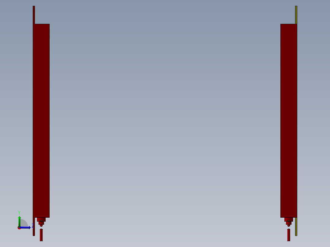 安全光栅左视图