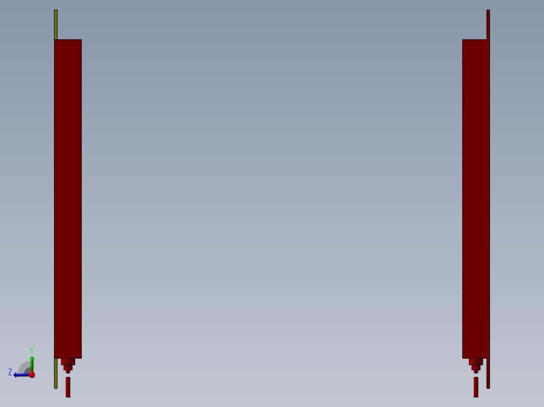 安全光栅右视图