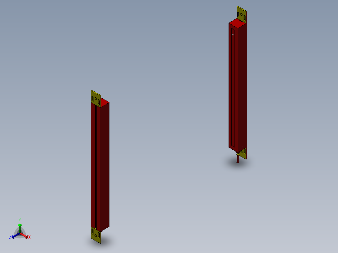 安全光栅正等轴测图