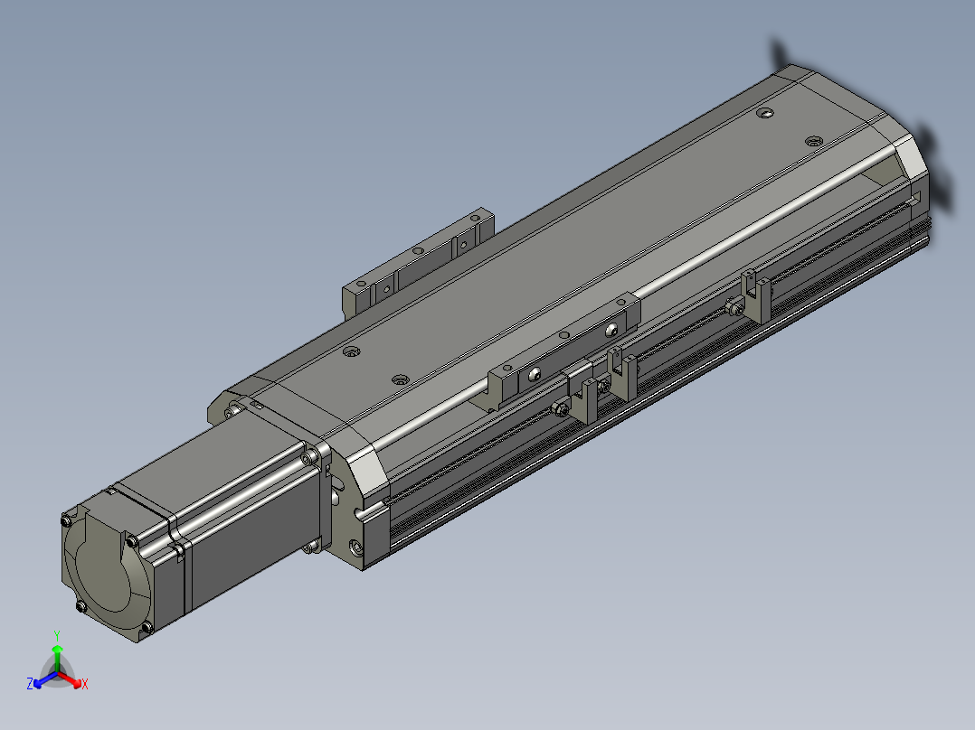 模组FTH12-L10-100-BC-T40-C4正等轴测图