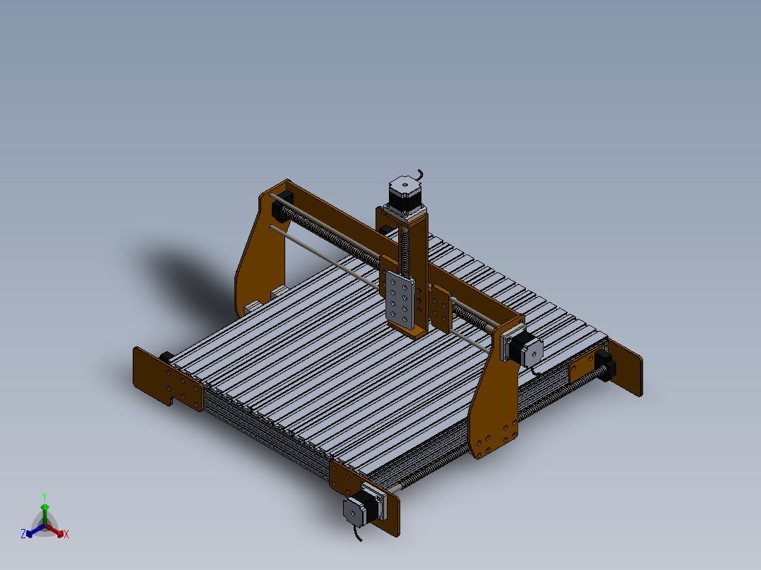 数控机床正等轴测图