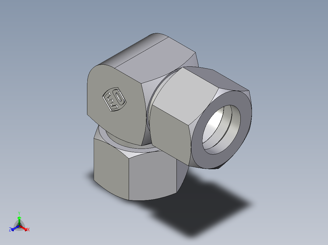 卡套式工业通用硬管接头EO_Union_elbow_W12LLCF