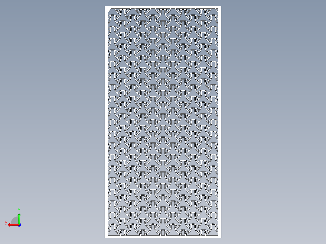 激光切割面板7后视图