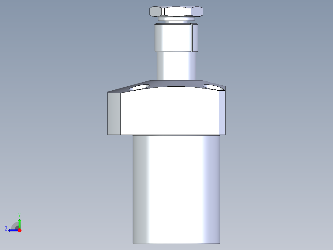KOSMEKLT0400-SL-Y45多系列多零件图纸模型多系列多零件图纸模型右视图