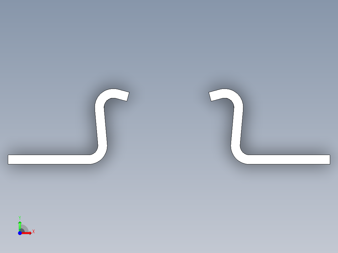 壓板CPP-3D多系列多零件图纸模型前视图