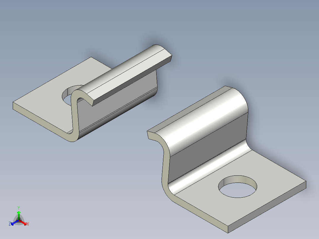 壓板CPP-3D多系列多零件图纸模型正等轴测图