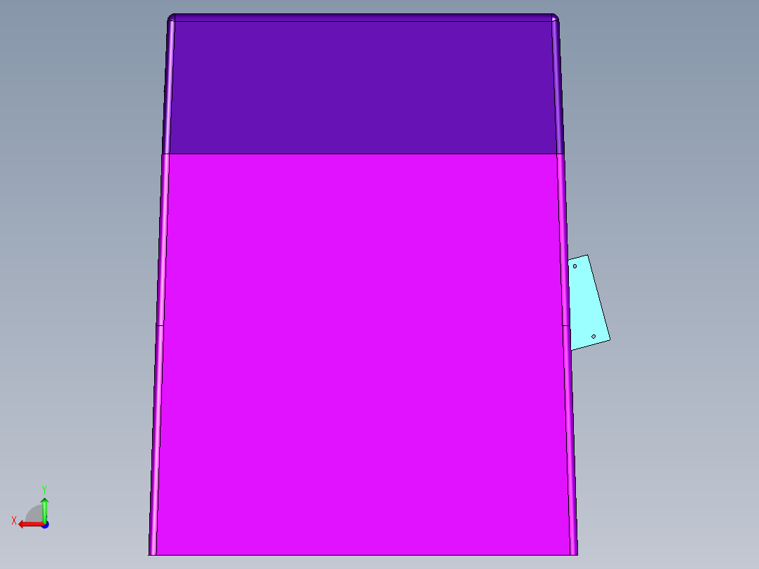 旋转多轴复合车床后视图