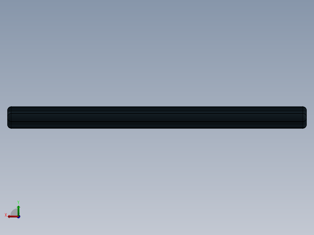 乐高机械组车桥-3707 Black Technic Axle 8.SLDPRT后视图