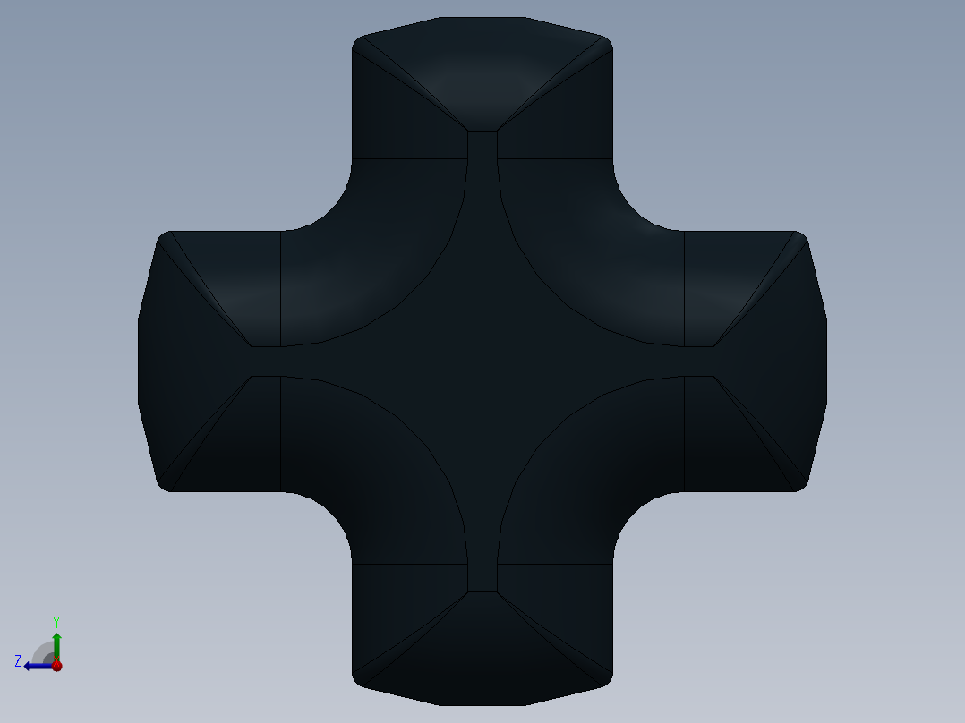 乐高机械组车桥-3707 Black Technic Axle 8.SLDPRT右视图